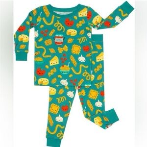 Little Sleepies Pasta Pajama Set 2T